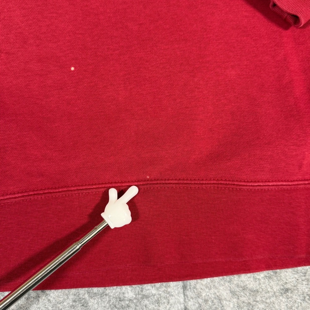Nike Air Crewneck Sweatshirt Pullover Long Sleeve Mens XL Burgundy Red - Picture 9 of 11
